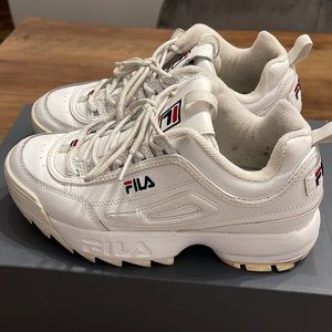 FILA white shoes women US7.5